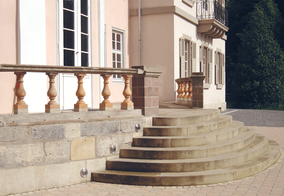 Villa Eugenia Terasse Treppe